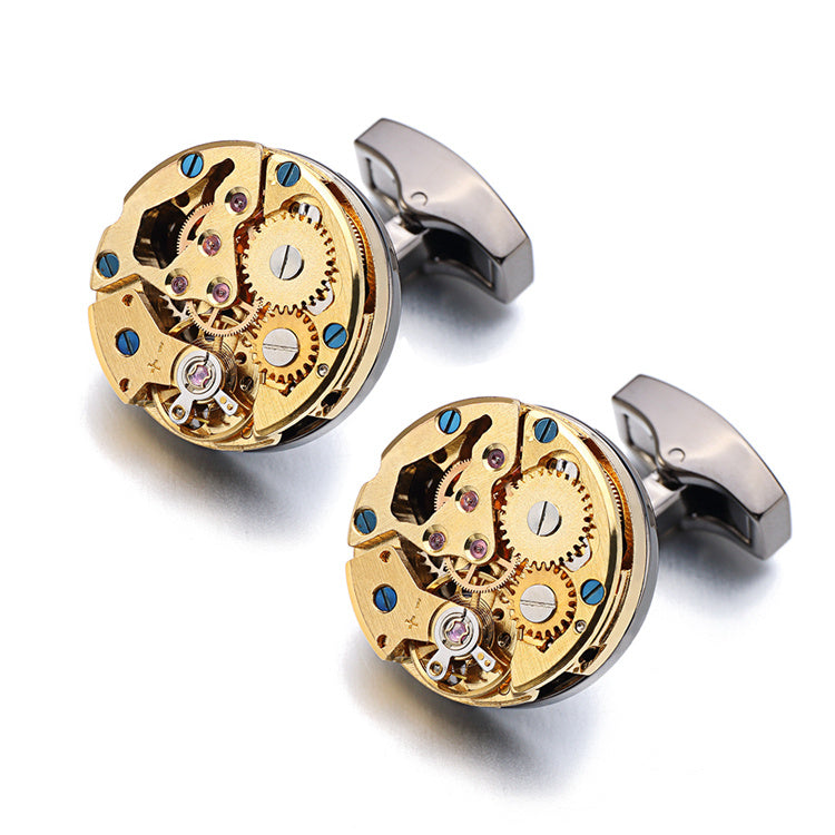 Style Geometry Movement cufflinks