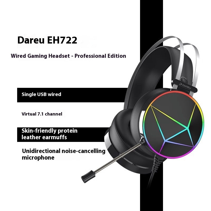 Professional Gaming Wired Headset – Stereo & Virtual 7.1 Sound