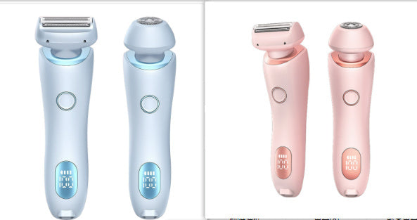 2-in-1 Rechargeable Hair Removal Epilator – Painless &amp; Waterproof Shaver for Women