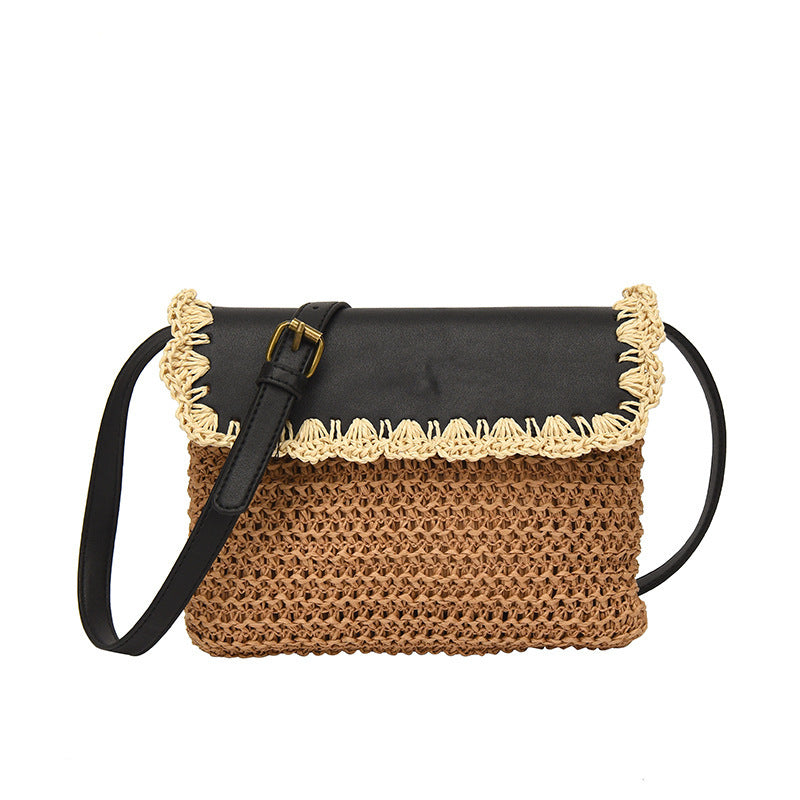 Stylish Straw Weaving Shoulder Bag – Trendy, Lightweight & Versatile