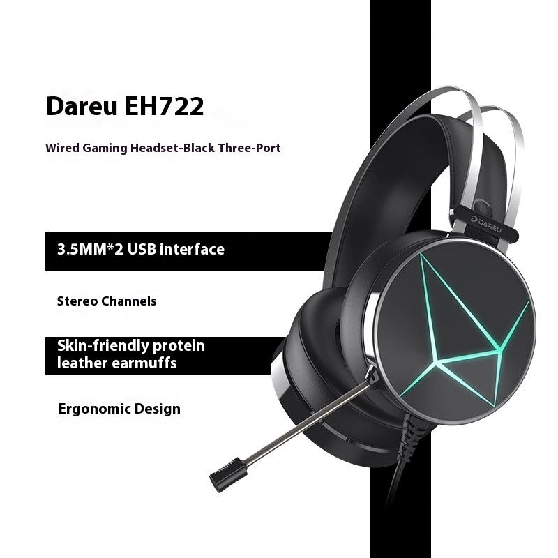 Professional Gaming Wired Headset – Stereo & Virtual 7.1 Sound