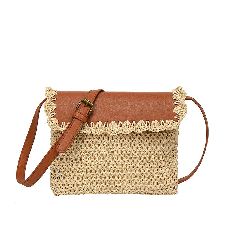 Stylish Straw Weaving Shoulder Bag – Trendy, Lightweight & Versatile