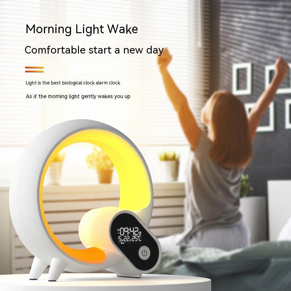 Creative Q Light Digital Alarm Clock – Smart Wake-Up & Relaxation Companion