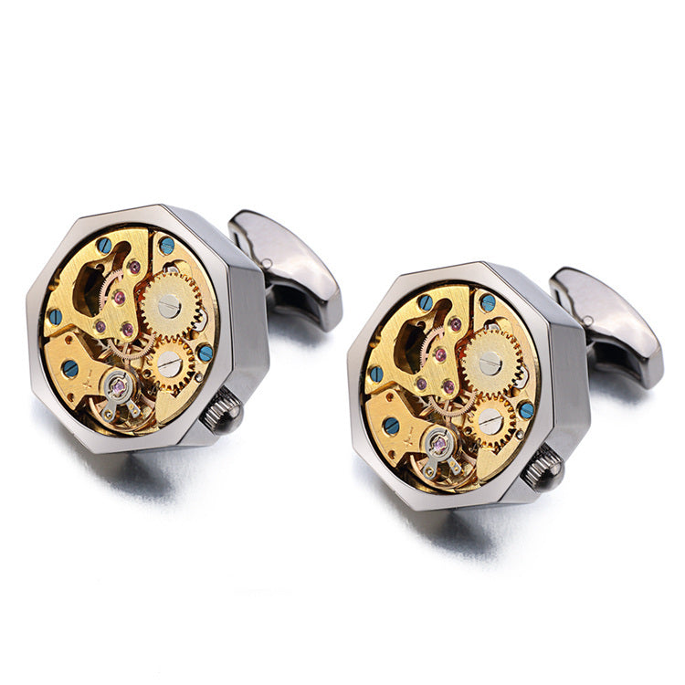 Style Geometry Movement cufflinks