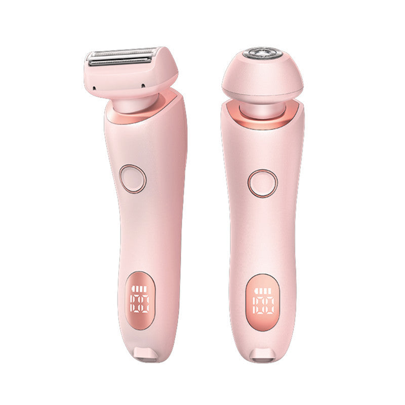 2-in-1 Rechargeable Hair Removal Epilator – Painless &amp; Waterproof Shaver for Women