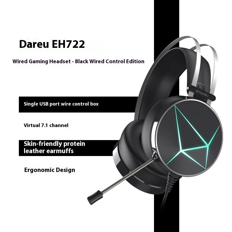 Professional Gaming Wired Headset – Stereo & Virtual 7.1 Sound