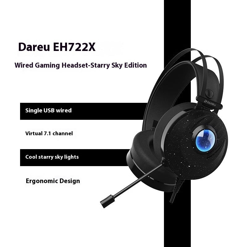 Professional Gaming Wired Headset – Stereo & Virtual 7.1 Sound