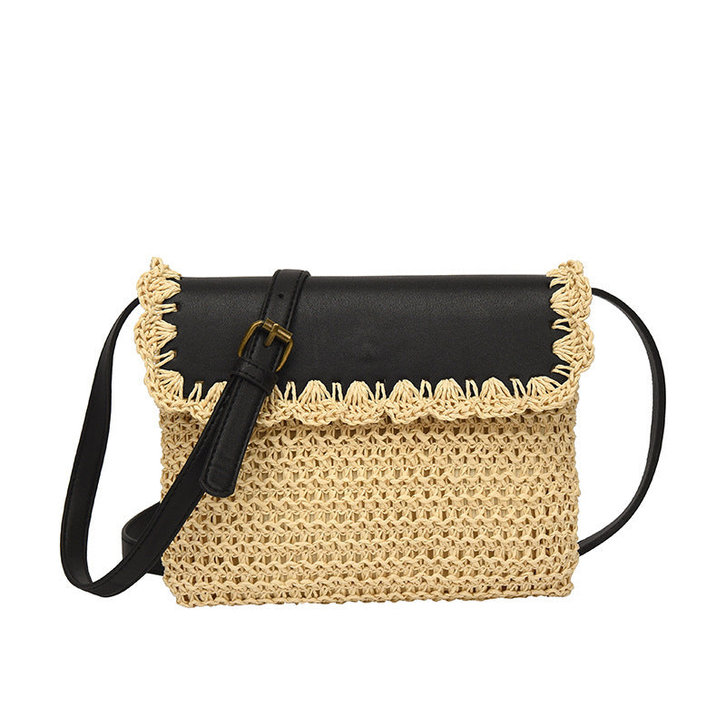 Stylish Straw Weaving Shoulder Bag – Trendy, Lightweight & Versatile