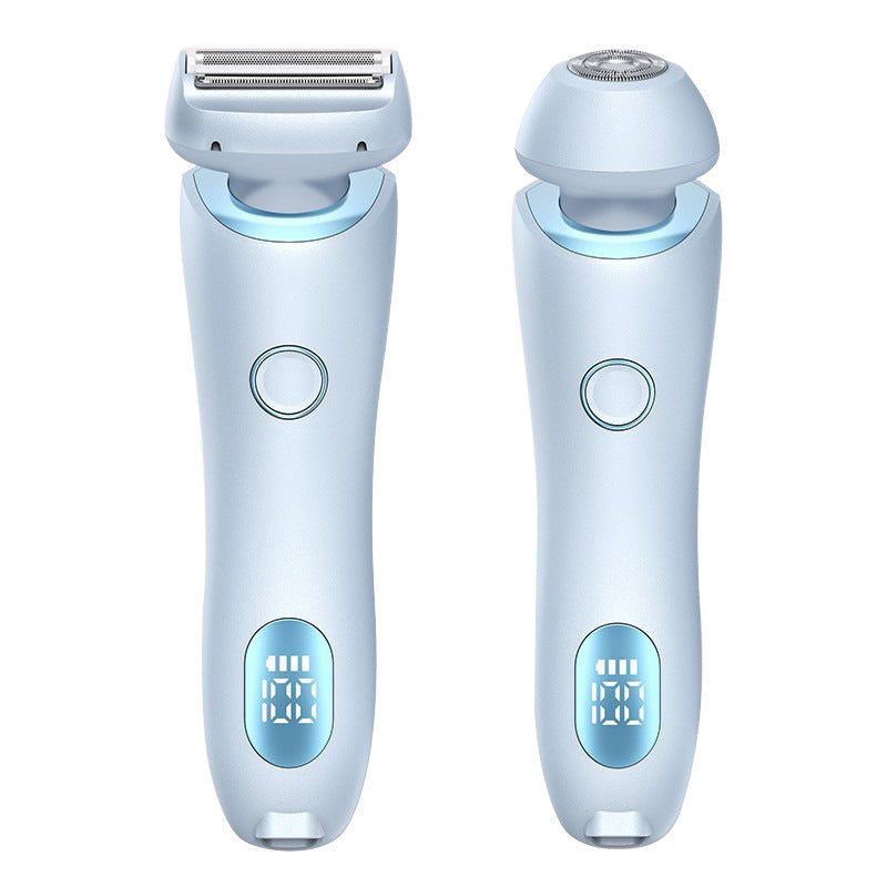 2-in-1 Rechargeable Hair Removal Epilator – Painless &amp; Waterproof Shaver for Women