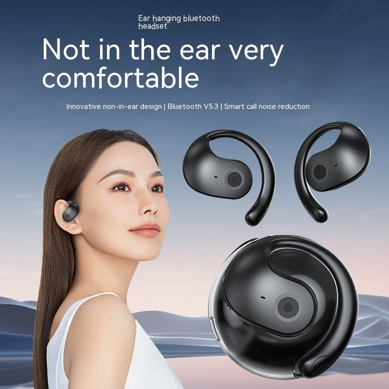 Small Coconut Ball Wireless Bluetooth Headset – Non-In-Ear Sports Headset