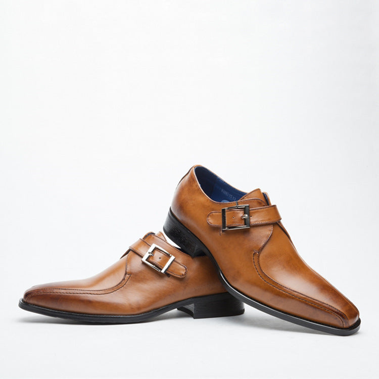 Men's Premium Leather Business Shoes – Formal & Stylish