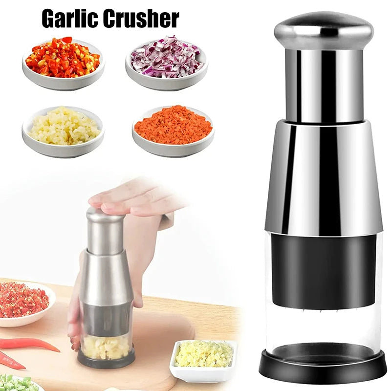 Manual Garlic & Onion Chopper – Easy & Efficient Kitchen Gadget