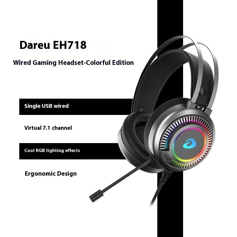 Professional Gaming Wired Headset – Stereo & Virtual 7.1 Sound