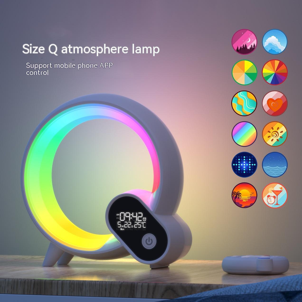 Creative Q Light Digital Alarm Clock – Smart Wake-Up & Relaxation Companion